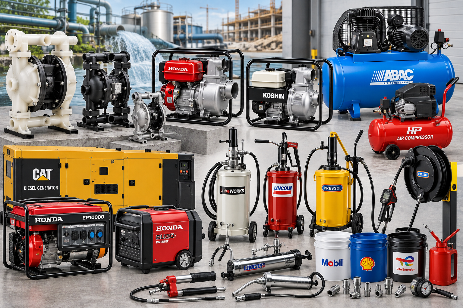 COMPRESSORS PUMPS AND GENERATORS